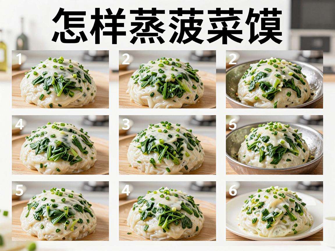 蒸菠菜馍的做法大全窍门_怎样蒸菠菜馍