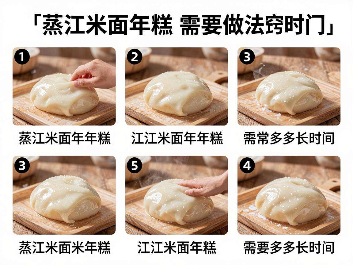 蒸江米年糕的做法家常做法窍门_蒸江米面年糕需要多长时间