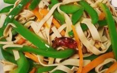 素炒干豆腐的做法