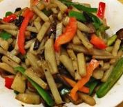 香菇炒土豆条