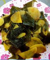 海带片炒土豆片