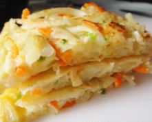 土豆丝鸡蛋饼